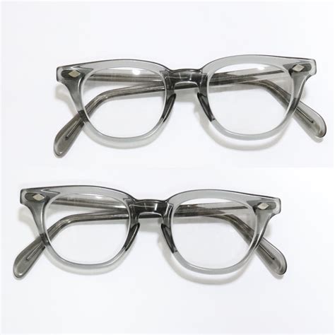 vintage 1960 s 70 s romco uss military official g i glasses gray smoke [44 20] ｜ ビンテージ眼鏡