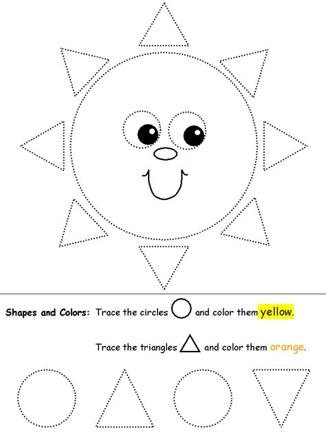 It is the first number of counting. tracing circles & triangles. website has lots of tracing ...