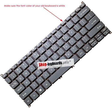 Replacement Acer Swift 5 Sf514 52 Laptop Keyboards With High Quality