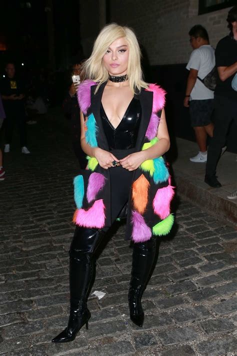 Bebe Rexha Attends The Jeremy Scott Fashion Show During New York