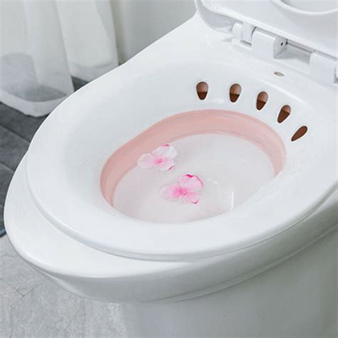 Foldable Plastic Sitz Bath Tubs Elderly Postpartum Hemorrhoids Patient