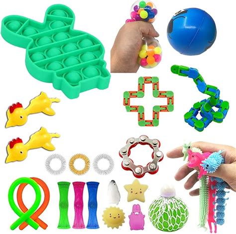 Sensory Fidget Toys Set Bundle For Kids Adults Stress Relief And Anti