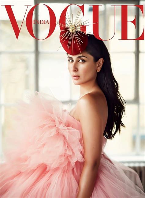 Magazine Cover Kareena Kapoor Khan On The Digital Issue Vogue India June 2019 Bollywood Girls
