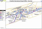 Map of Frankfurt airport: airport terminals and airport gates of Frankfurt