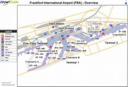 Map of Frankfurt airport: airport terminals and airport gates of Frankfurt