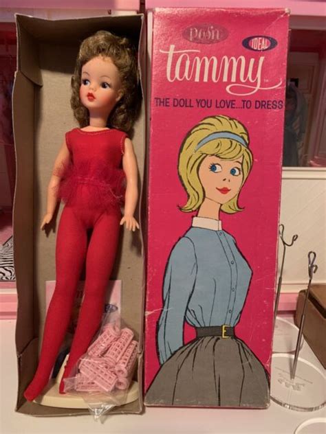 Vintage 1964 Ideal Tammy Doll Case Evening In Paris Original Outfits For Sale Online Ebay