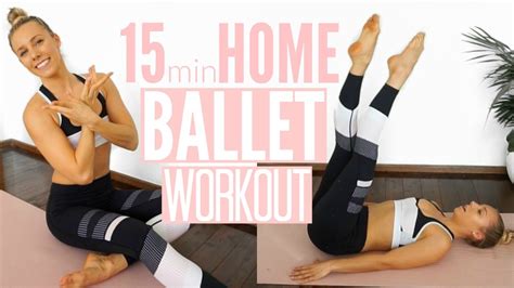 15min Ballet Workout At Home Full Body Workout Youtube