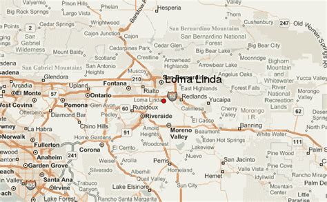 Loma Linda California Map