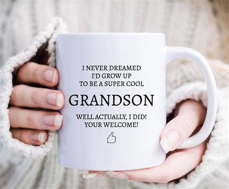 Never Dreamed Super Cool Grandson Coffee Mug Grandson Ts From