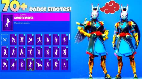 New Nara Skin With 70 Dance Emotes Showcase Naruto Skin Fortnite