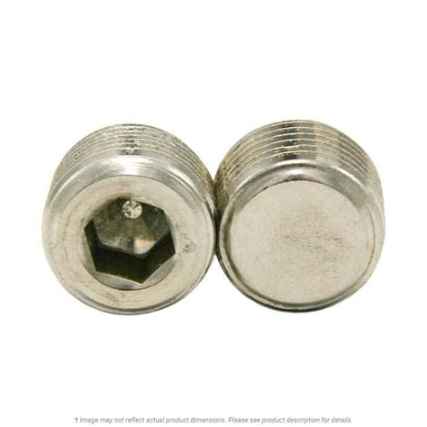 18 27 Pipe Thread Stainless Steel Taper Dryseal Socket Pipe Plug K
