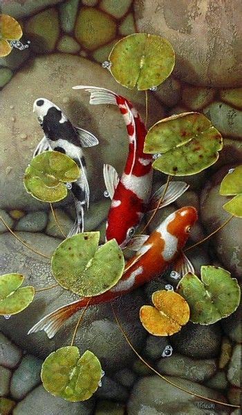 Over And Above By Terry Gilecki Fish Painting Koi