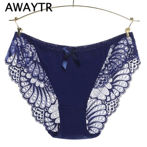 Awaytr Plus Size Hot Underwear Women Panties Briefs For Female Hipster