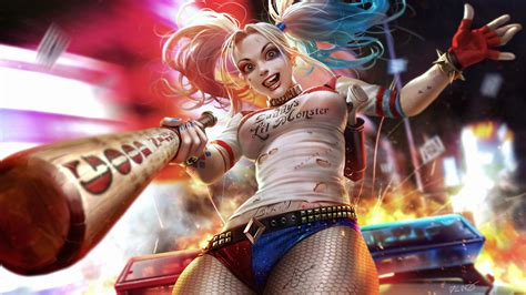 Harley Quinn Amazing Art Hd Artist K Wallpapers Images Backgrounds Free Nude Porn Photos