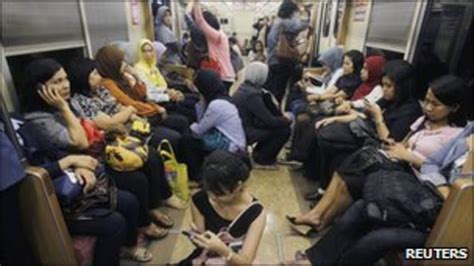 Indonesia Launches Women Only Train Service Bbc News