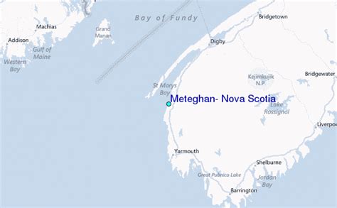 Meteghan Nova Scotia Tide Station Location Guide