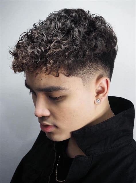 100 Modern Mens Hairstyles For Curly Hair Men Haircut Curly Hair Faded Hair Fade Haircut