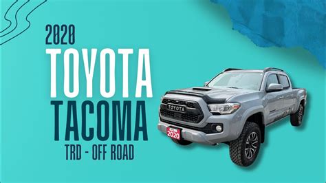 2020 Toyota Tacoma Trd Walkaround Youtube