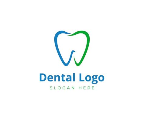 Premium Vector Dentist Logo Tooth Shape Design Vector Dental Logo