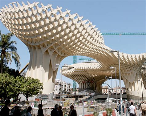 Metropol Parasol Seville Wooden Canopy Inhabitat