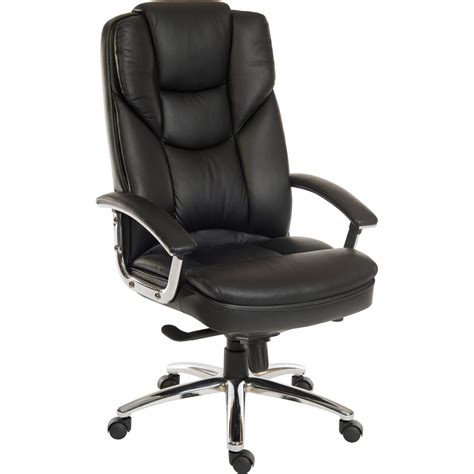 Bromley Luxury Italian Leather Black Office Chair Home Office Fads