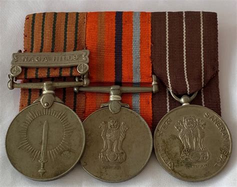 Indian Medal Group Time Militaria