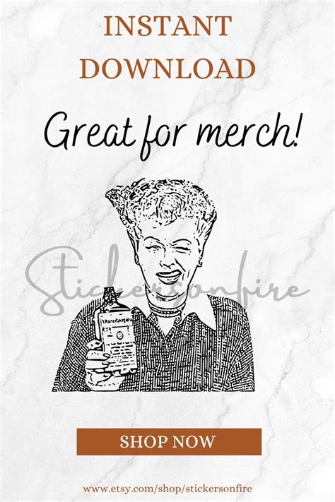 Lucile Ball Svg I Love Lucy Svg Vitameatavegamin Commercial Etsy In