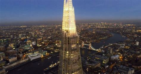 Climbing The Shard Drone Records Entire Ascent Alongside Iconic