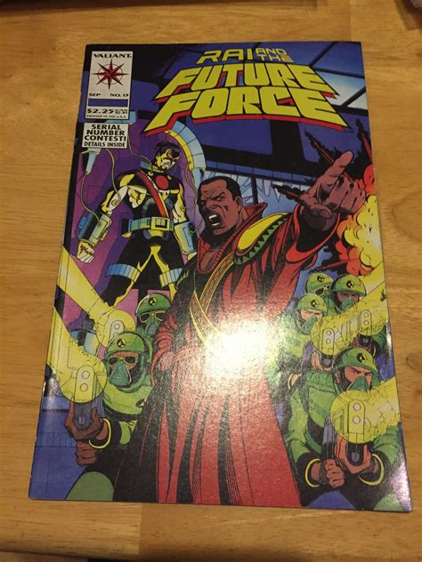 Valiant Comics Rai And The Future Force 1992 13 Valiant Etsy
