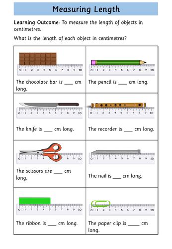 Measuring Length With Ruler Teaching Resources