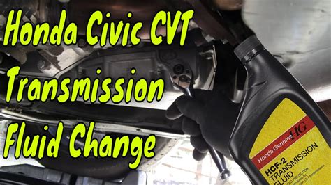 Honda Civic Cvt Transmission Fluid Change