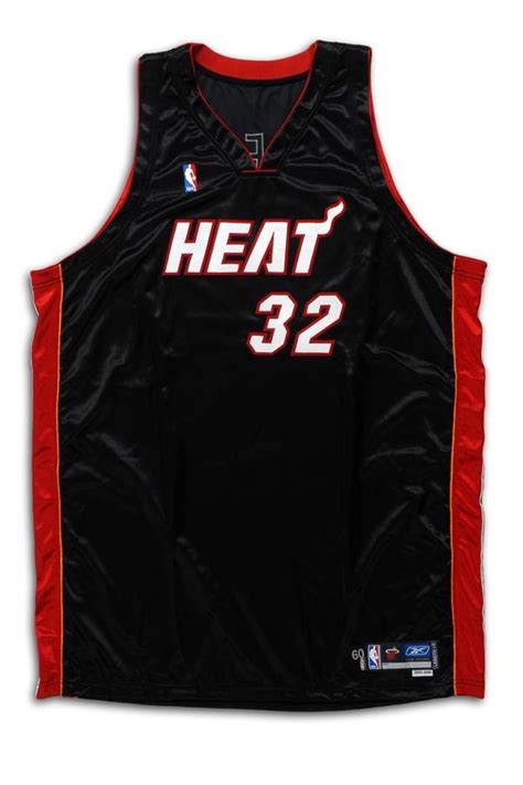 2005 06 Shaquille Oneal Game Used Miami Heat Jersey