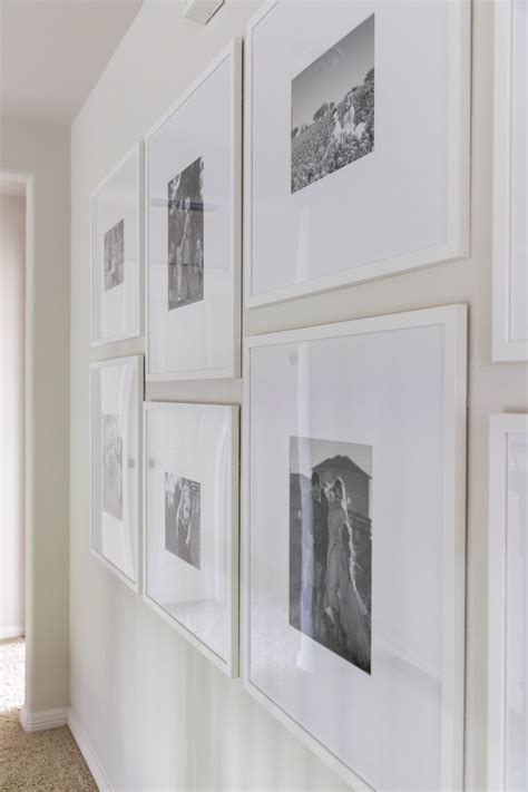Gallery Wall with Custom Picture Frames | Gallery wall frames, Simple gallery wall, Gallery wall