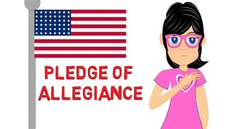 People recite the pledge of allegiance at public gatherings and ceremonies. Pledge of Allegiance: Watch a cartoon for kids on the Pledge of Allegiance to the Flag - YouTube