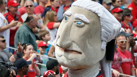 Mascots make the game day experience full of energy and life. Washington Nationals mascot presidential race | myfoxzone.com
