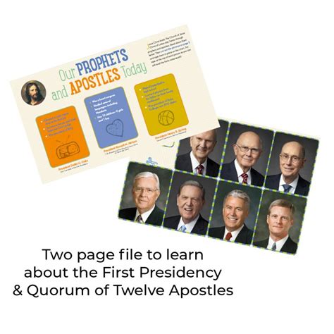 get to know the first presidency and twelve apostles