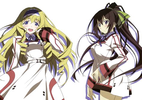 2girls Cecilia Alcott Infinite Stratos Kurashima Tomoyasu School