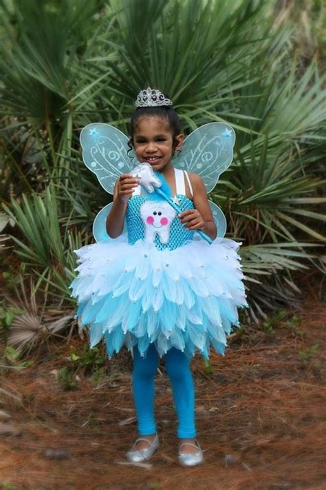 Tooth Fairy Tutu Costume Blue Fairy Costume Girls Halloween Etsy