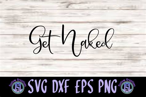 Get Naked Bathroom Decor SVG DXF EPS PNG