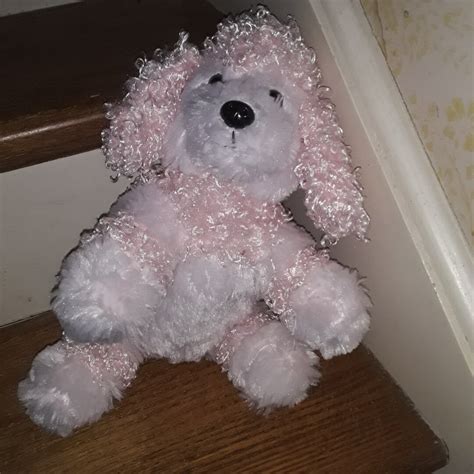 Pink Poodle Stuffed Animal Plush Colletable Bear Etsy