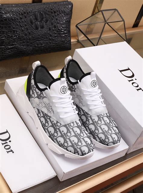 Dior 2019 High Top Mens Black And Green Casual Sports Shoes