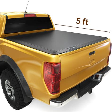 Yitamotor® Soft Tri Fold Truck Bed Tonneau Cover Compatible With 2019