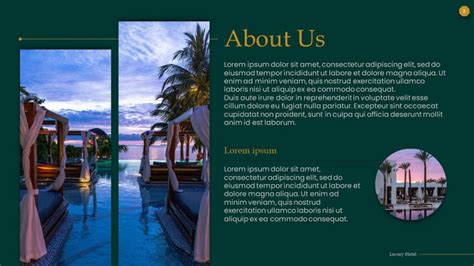 Luxury Hotel Powerpoint Template Free Download