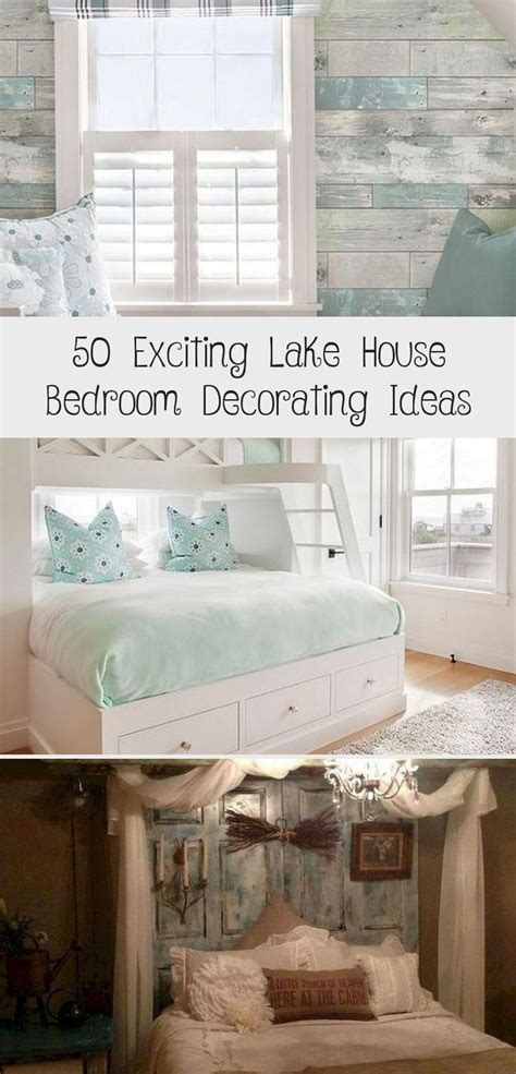 50 Exciting Lake House Bedroom Decorating Ideas Decor In 2020