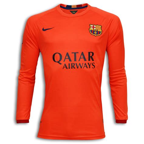 Fc Barcelona Full Sleeve Away Shirt 2014 15 Shoppersbd