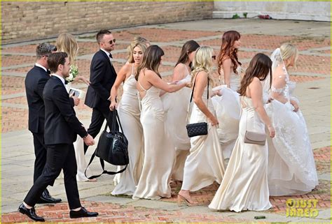 Julianne Hough Aaron Paul And Sophia Bush Attend A Friends Wedding In