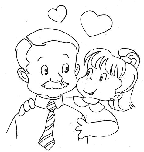 Fathers Day Coloring Page Coloring Pages Father Art