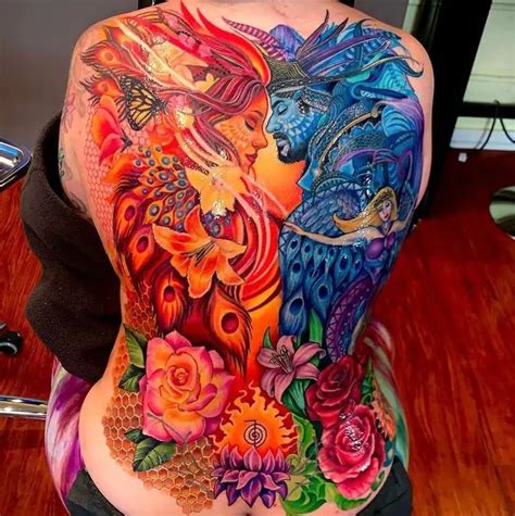 21 Bold Full Back Tattoos For Women Getting Ink In 2022