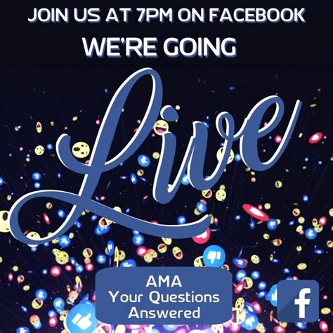 Facebook Live Instagram Ad Tmplate Party Invite Template Party