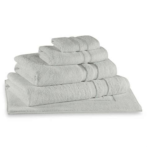 New Wamsutta Perfect Soft Micro Cotton Bath Towels Pack Of 3 In Grey